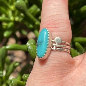 Sterling Silver Pinky Ring Set(3)